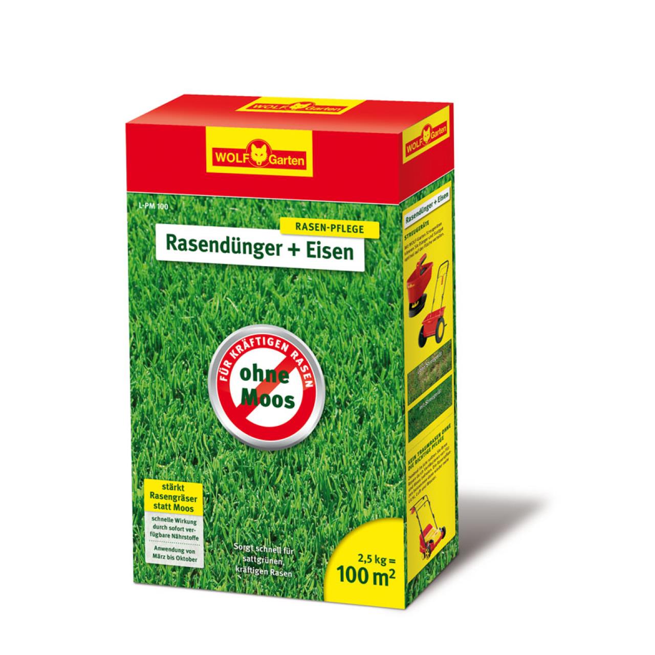 Rasendünger plus Eisen