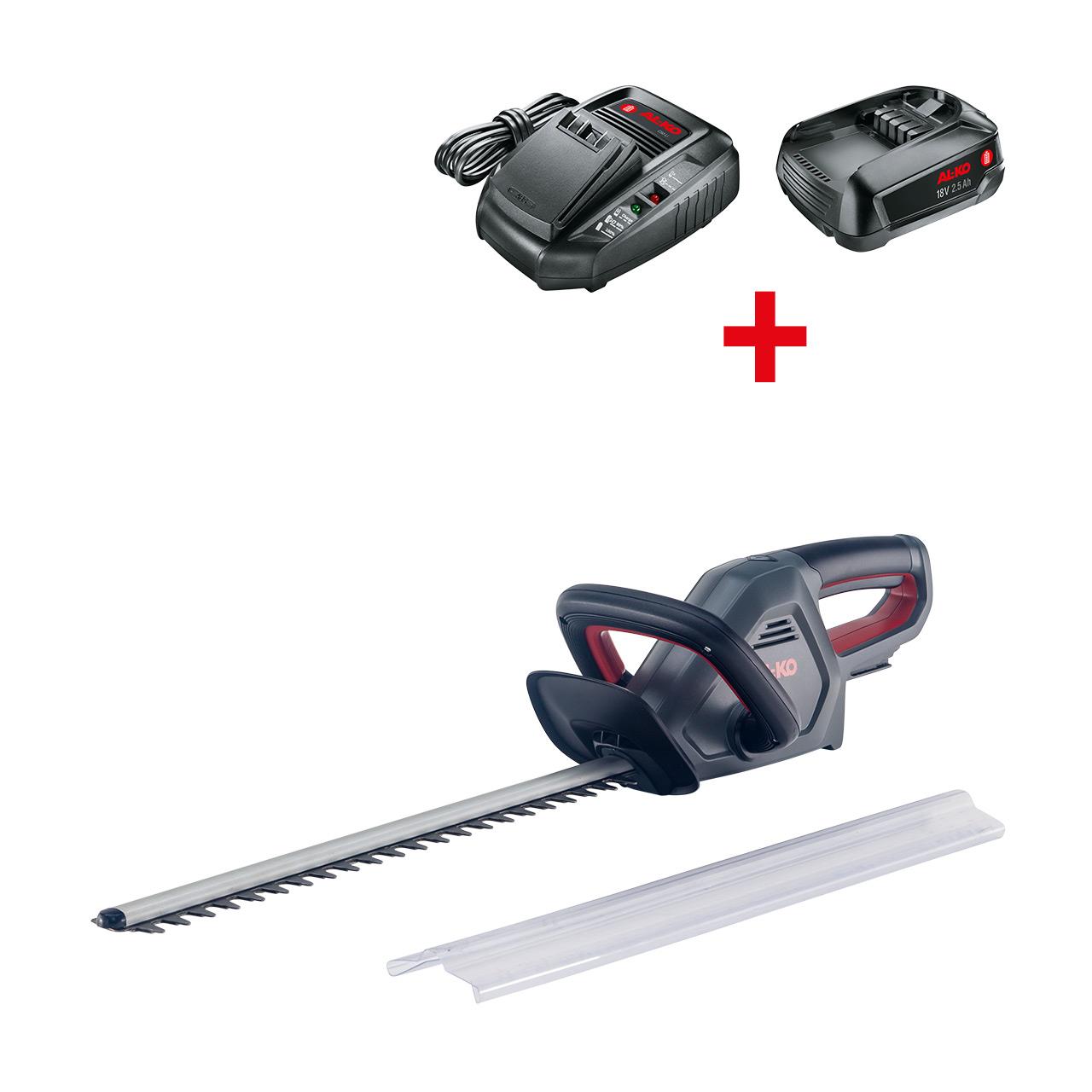 Akku-Heckenscheren HT 1845 Set - inkl. Akku 18 V / 2,5 Ah und Ladergerät