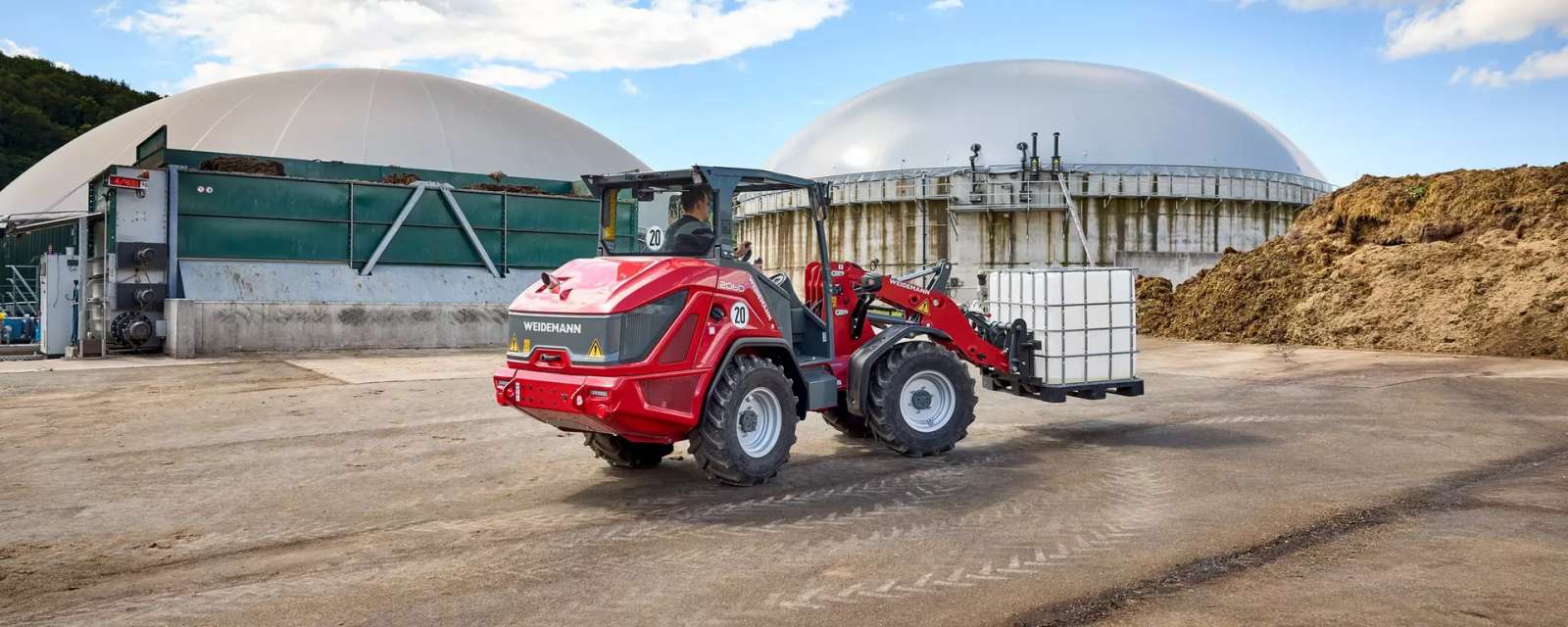 Weidemann Hoflader im Einsatz